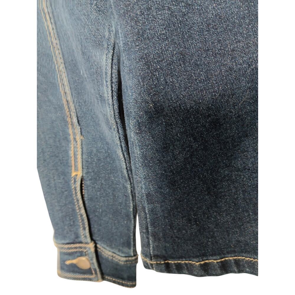 New Baccini Denim Jacket Blue Size Small Classic Button Front Casual Jean - Picture 11 of 14